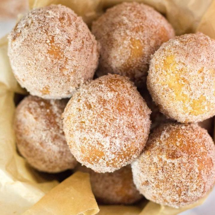 Coated donut holes