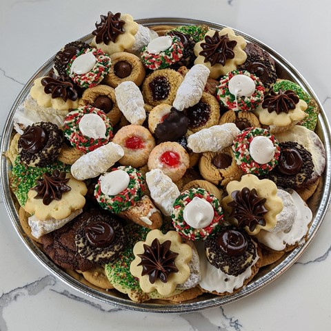 7 Dozen Cookie Tray - We Create Delicious Memories - Oakmont Bakery