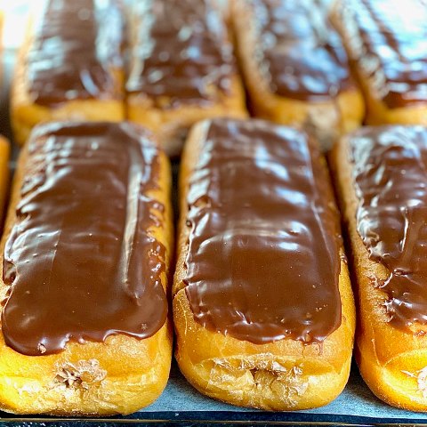 Filled Long JohnChocolate Cream6 Pack - We Create Delicious