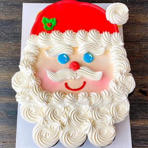 Stand out this Christmas with Santa & Reindeer cake topper!