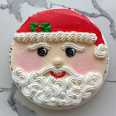 Mrs. Claus Layer Cake - Classy Girl Cupcakes