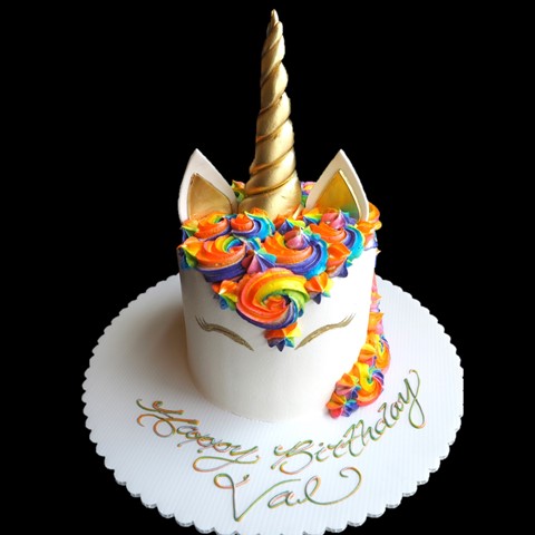 A Number 9 Unicorn Birthday Cake - Decorated Cake by - CakesDecor