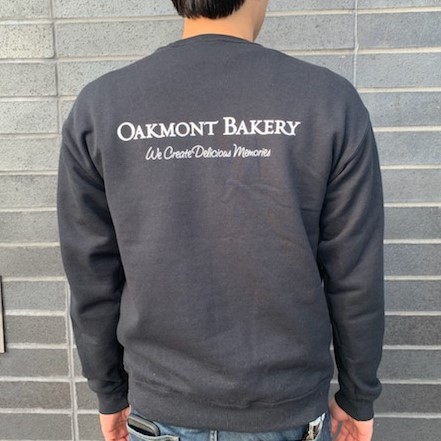 Black Long Sleeve T-Shirt - We Create Delicious Memories - Oakmont Bakery