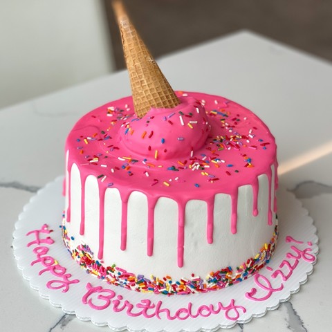 ice cream cone birthday cake