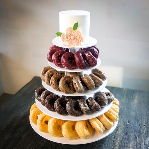Wedding Donut Tower