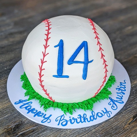 Baseball Cap Cake- The Little Epicurean