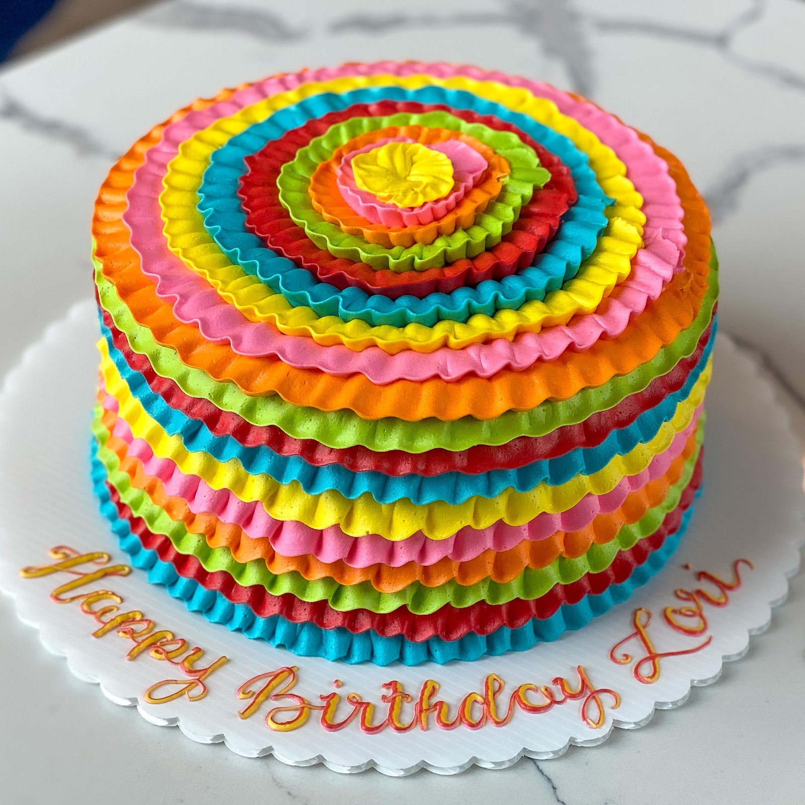 Piñata surprise birthday cake - 9Kitchen