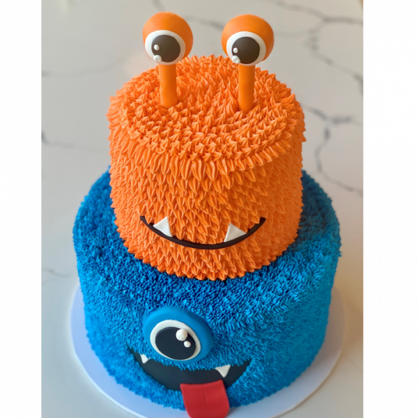 monster tiered cake