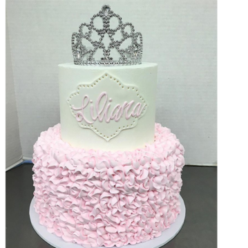 Princess tiered cake
