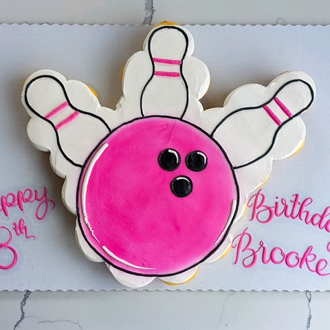 Bowling Ball & Pins2 dz Cupcake Cake - We Create Delicious Memories -  Oakmont Bakery