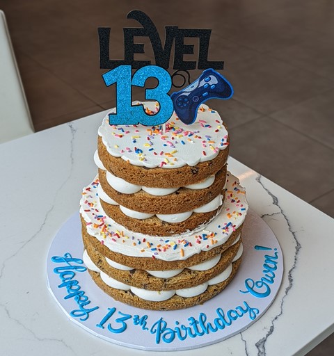 Rosetta Two Tier Birthday Cake – Magic Bakers, Delicious Cakes