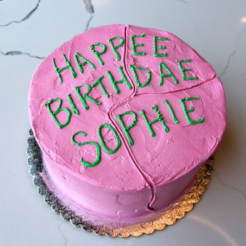 Collana Harry Potter Happee Birthdae Harry Con Ciondolo Torta E Catena Oro - Gioiello Ufficiale Per Fan
