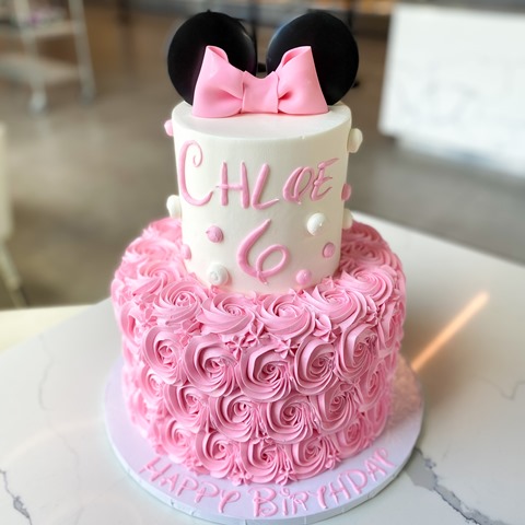 Minnie's Bow Cake | Birthday Cake In Dubai | Cake Delivery – Mister Baker