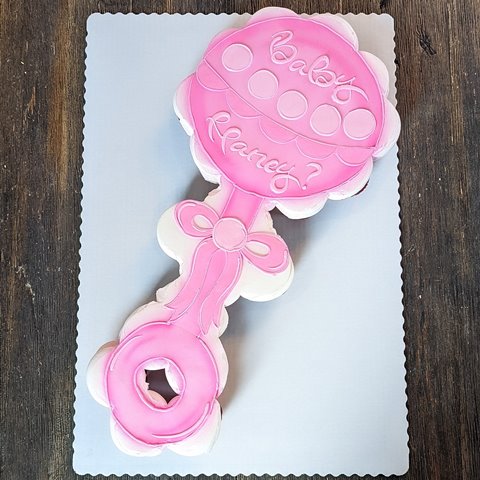 Rattle cheap cupcake cake