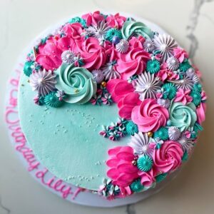 Floral Rosette Cascade (Inscription on Board) - We Create Delicious ...