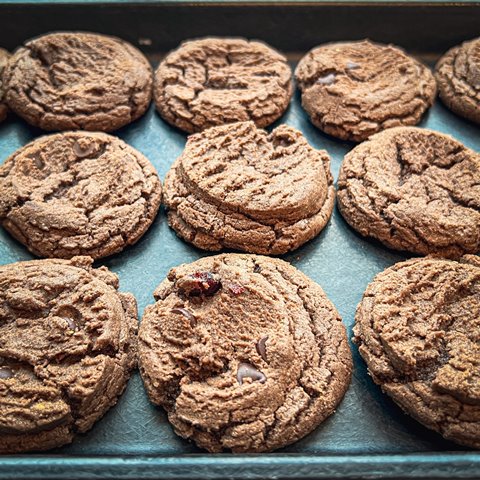 1 dozen chocolate chip cookies