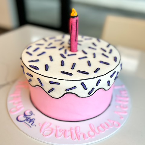 Happy birthday animation. Birthday cake.... | Stock Video | Pond5