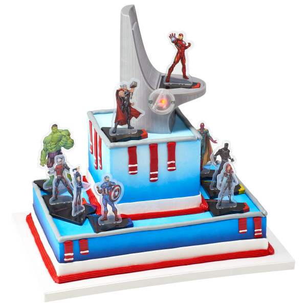 Online Three Tier Avengers Chocolate Cake Gift Delivery in UAE - FNP