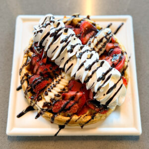 Banana Split Waffle