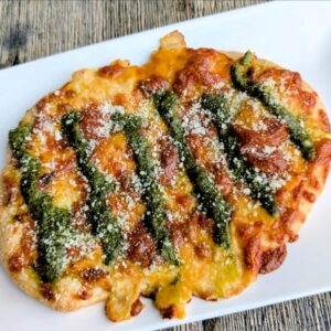 Pesto Garlic<br>Flatbread (Warmed)