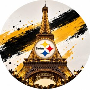Steelers in Paris Portrait Cookies<br>6 Pack